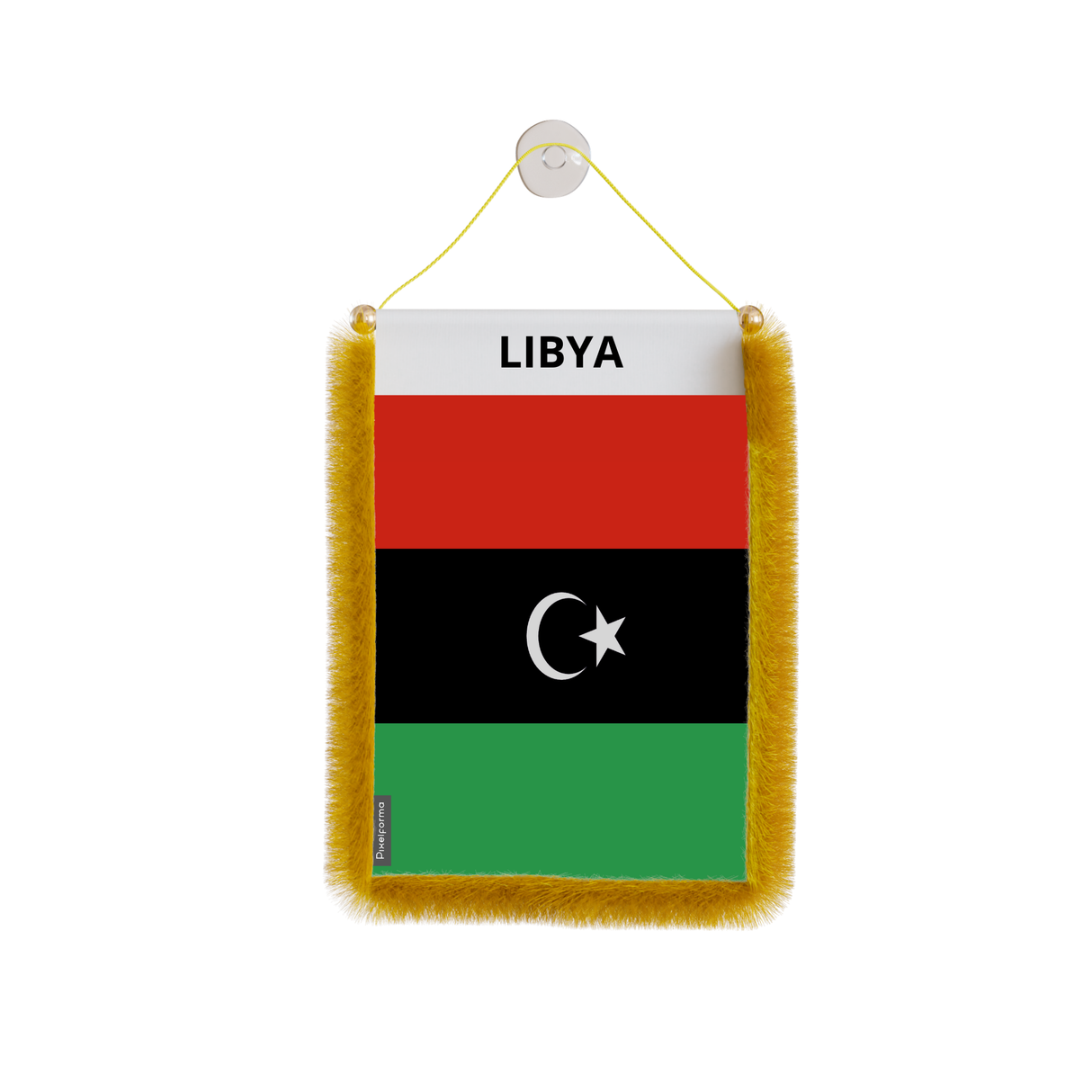 Libya Flag Car Pennant