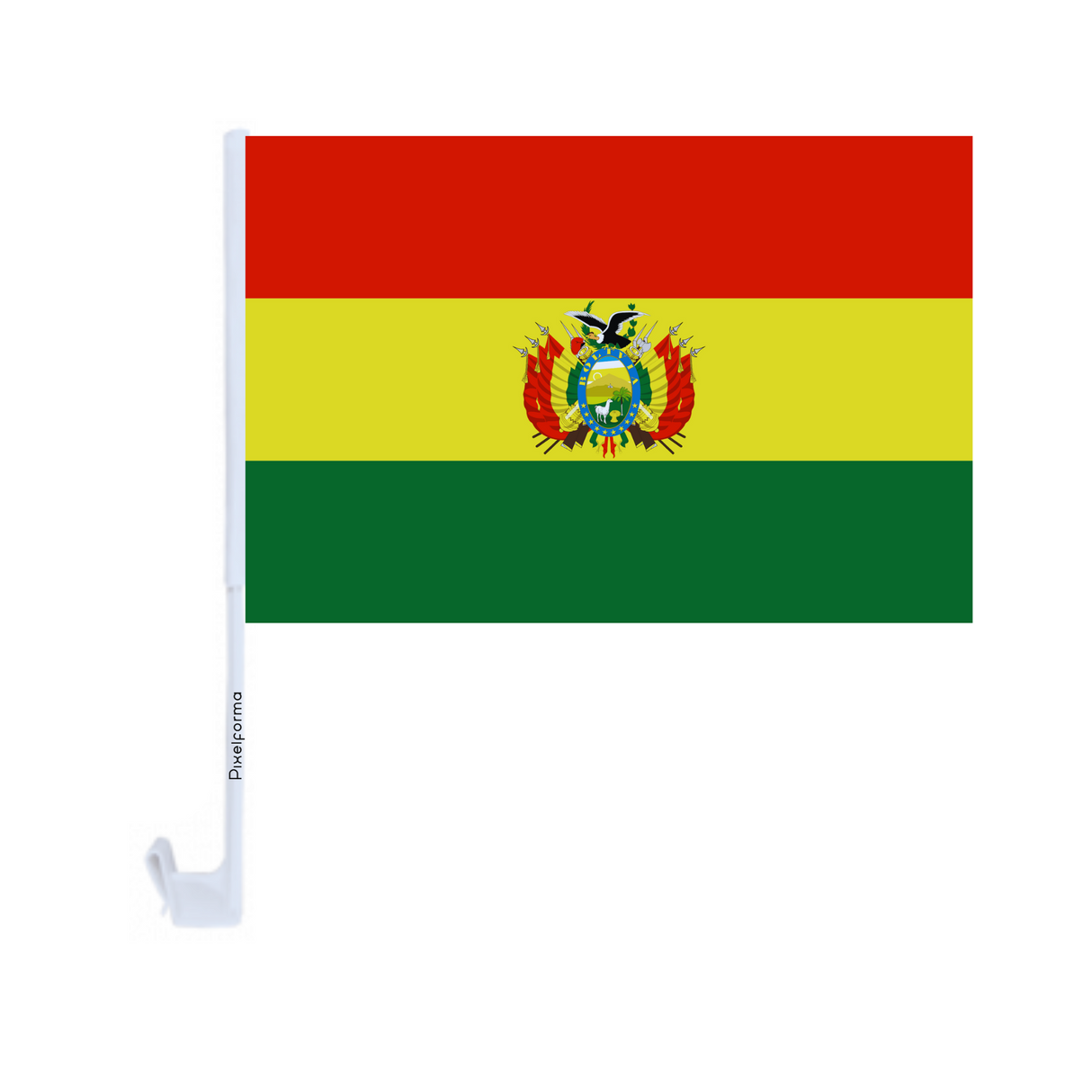 Drapeau voiture de la Bolivie officiel en polyester