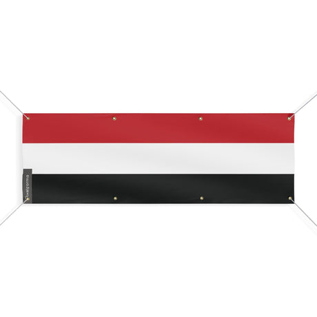 Drapeau du Yémen 8 Oeillets en plusieurs tailles - Pixelforma 