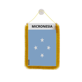 Micronesia Flag Car Pennant