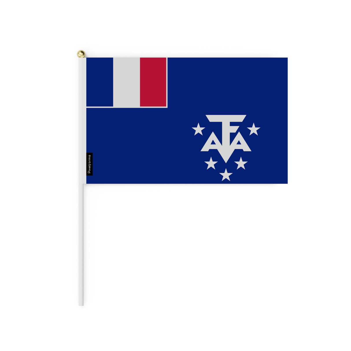 Mini French Antarctica Flag in Multiple Sizes