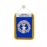 Northern Mariana Islands Flag Car Pennant