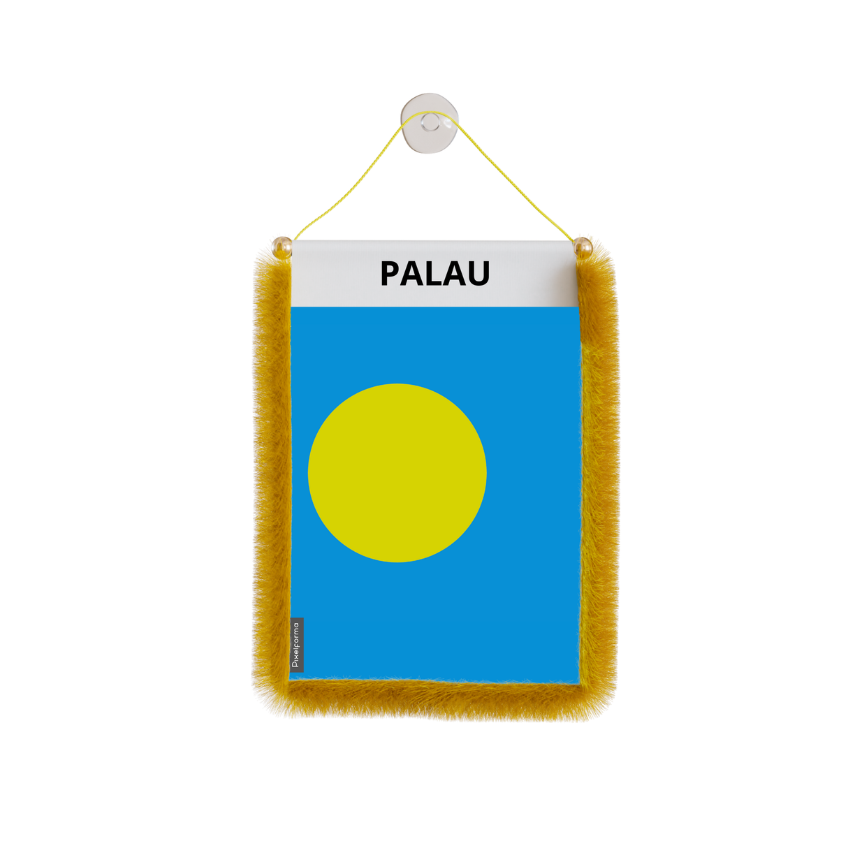 Palau Flag Car Pennant