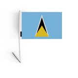 Adhesive flag of Saint Lucia 