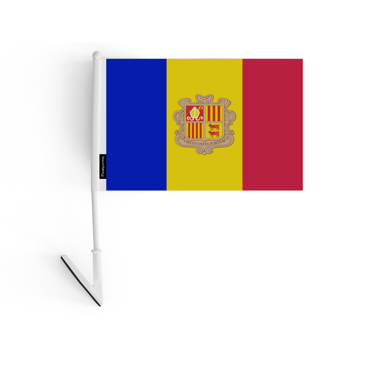 Drapeau adhésif d'Andorre