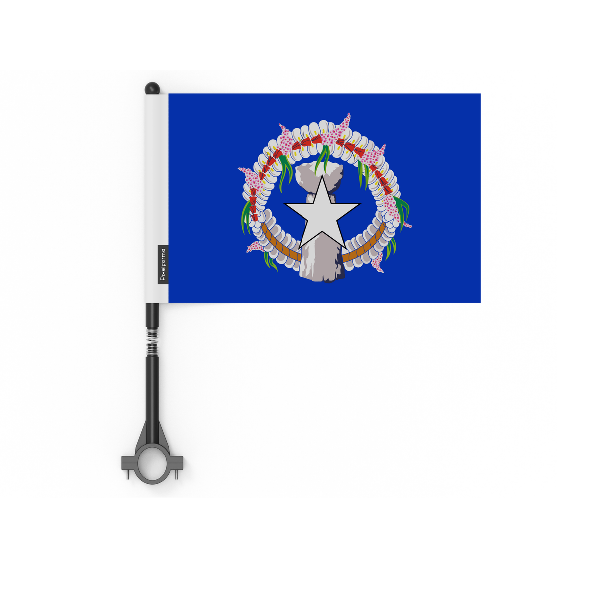 Polyester Northern Mariana Islands Bicycle Flag