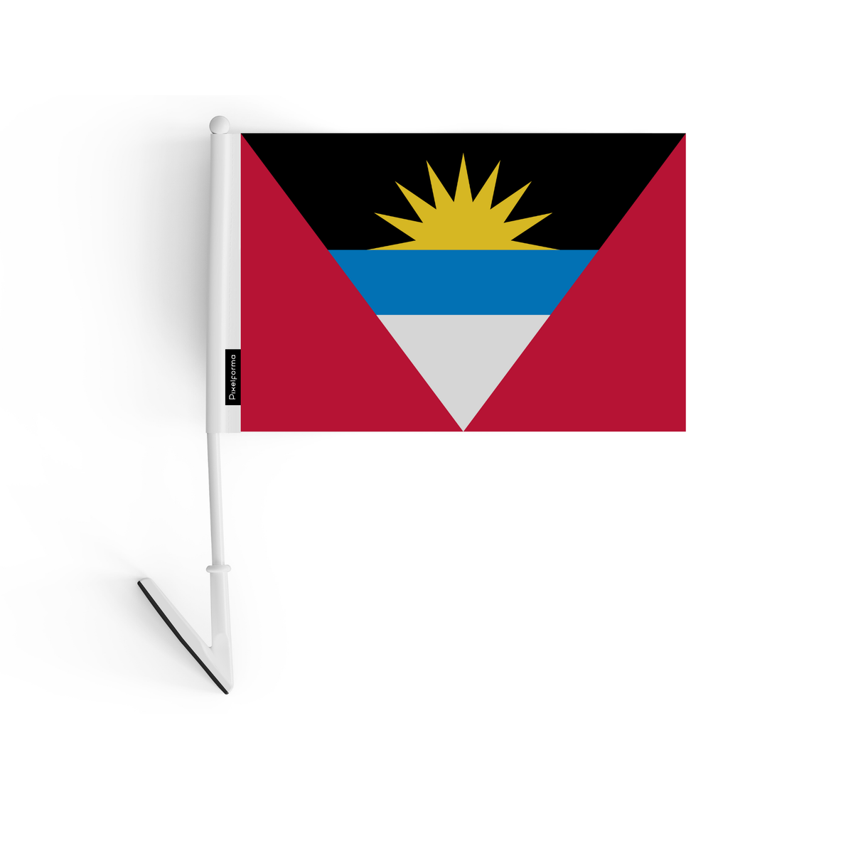 Drapeau adhésif d'Antigua-et-Barbuda