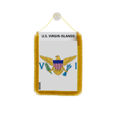 United States Virgin Islands Flag Car Pennant