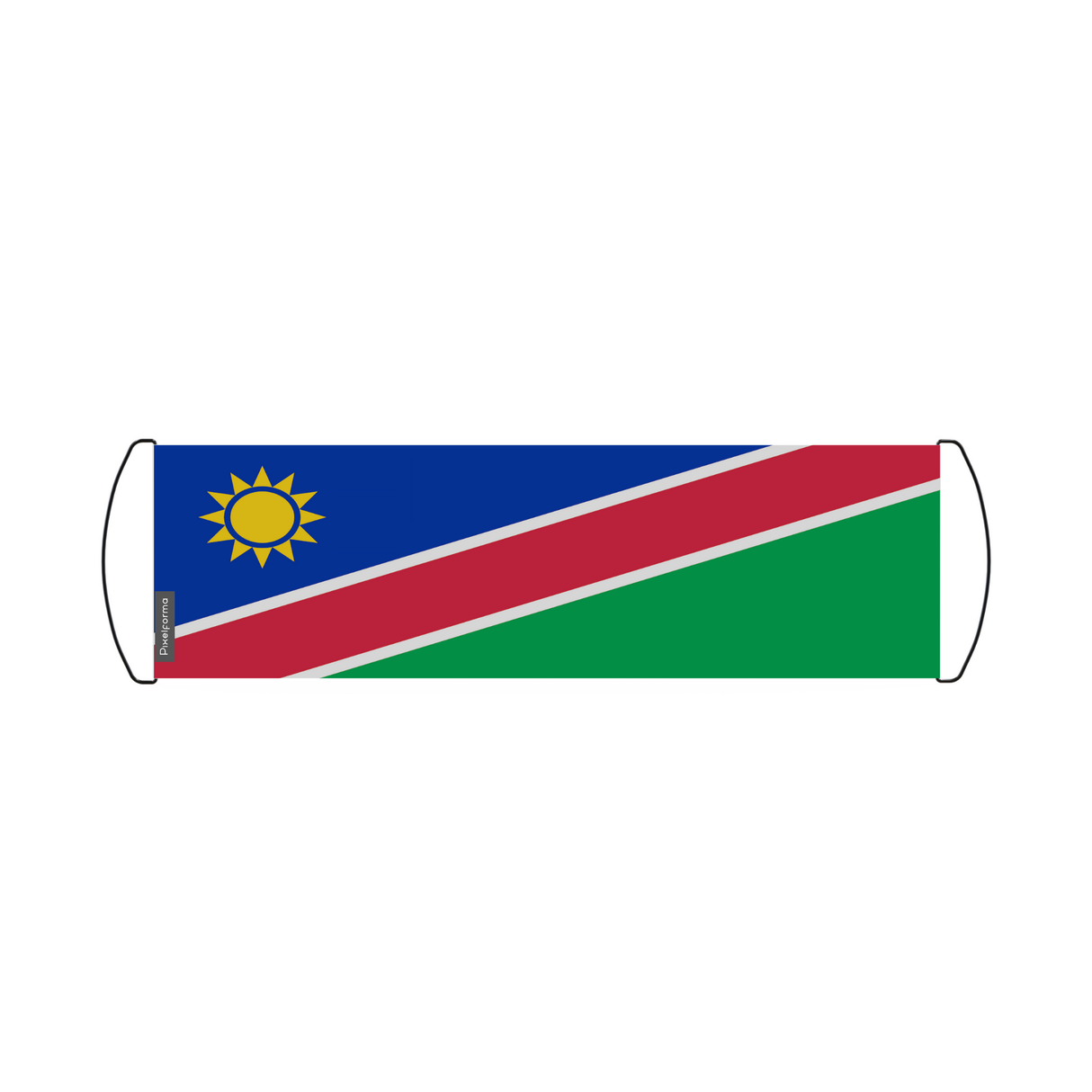 Scrolling Banner Flag of Namibia