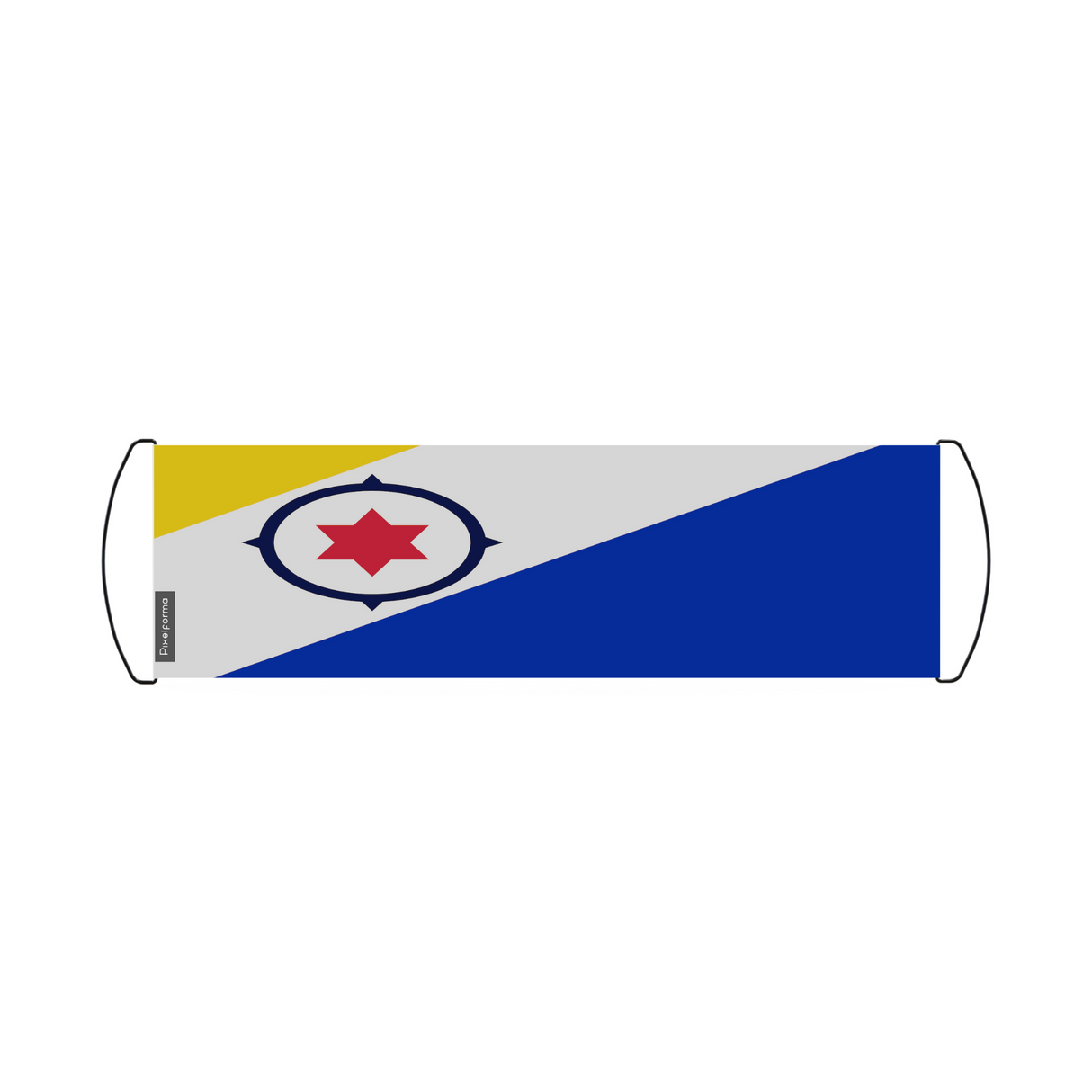 Caribbean Netherlands Flag Scroll Banner