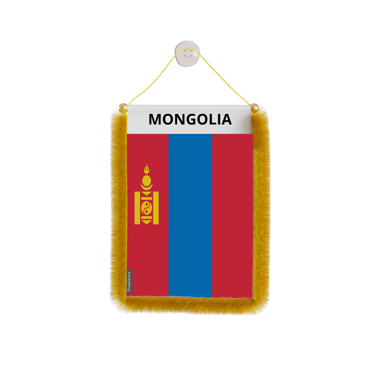 Mongolia Flag Car Pennant