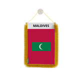 Maldives Flag Car Pennant