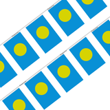 Palau Flag Garland in several sizes