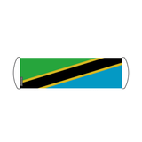 Scroll Banner Flag of Tanzania