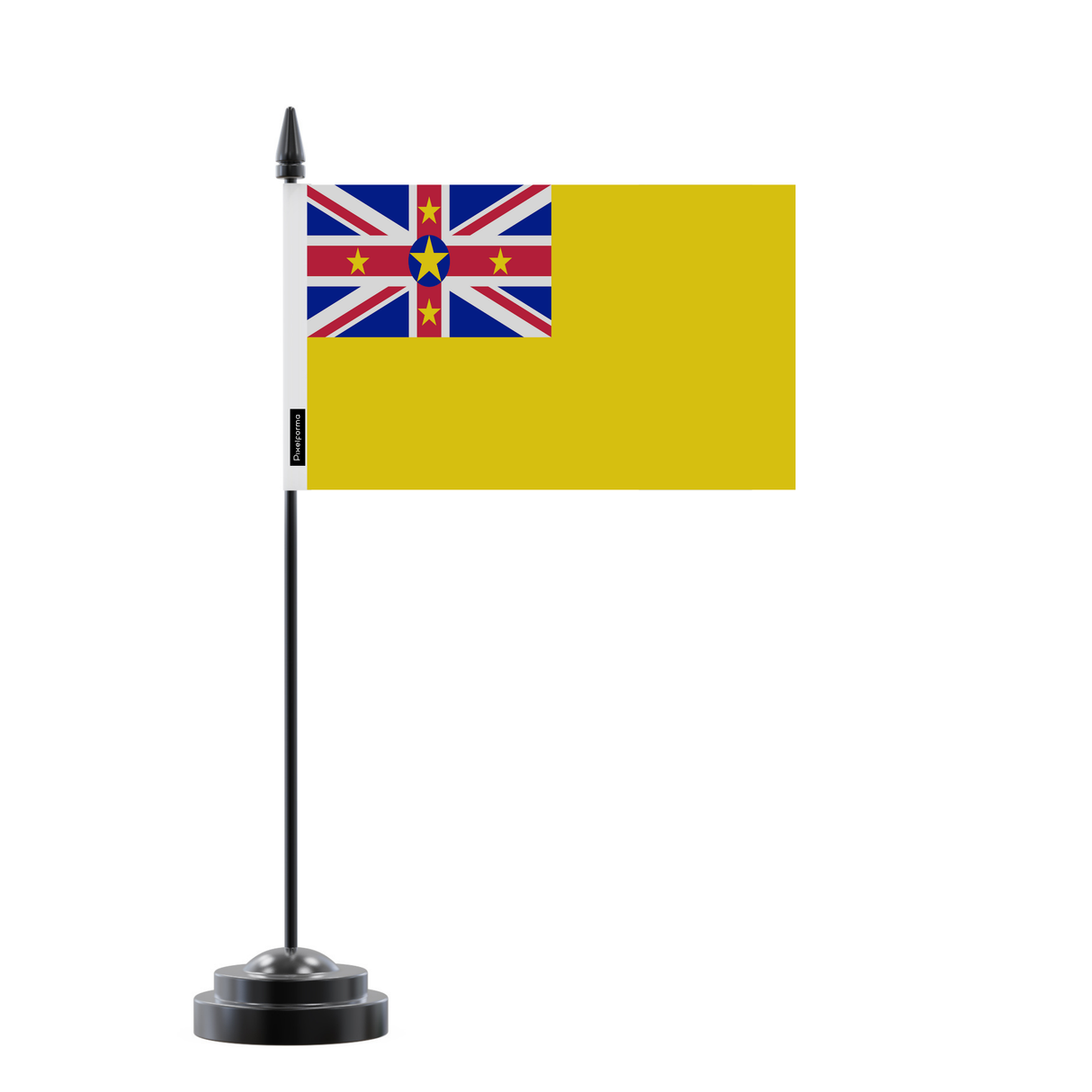 Drapeau de Table Niue en Polyester