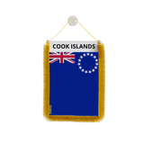 Cook Islands Flag Car Pennant