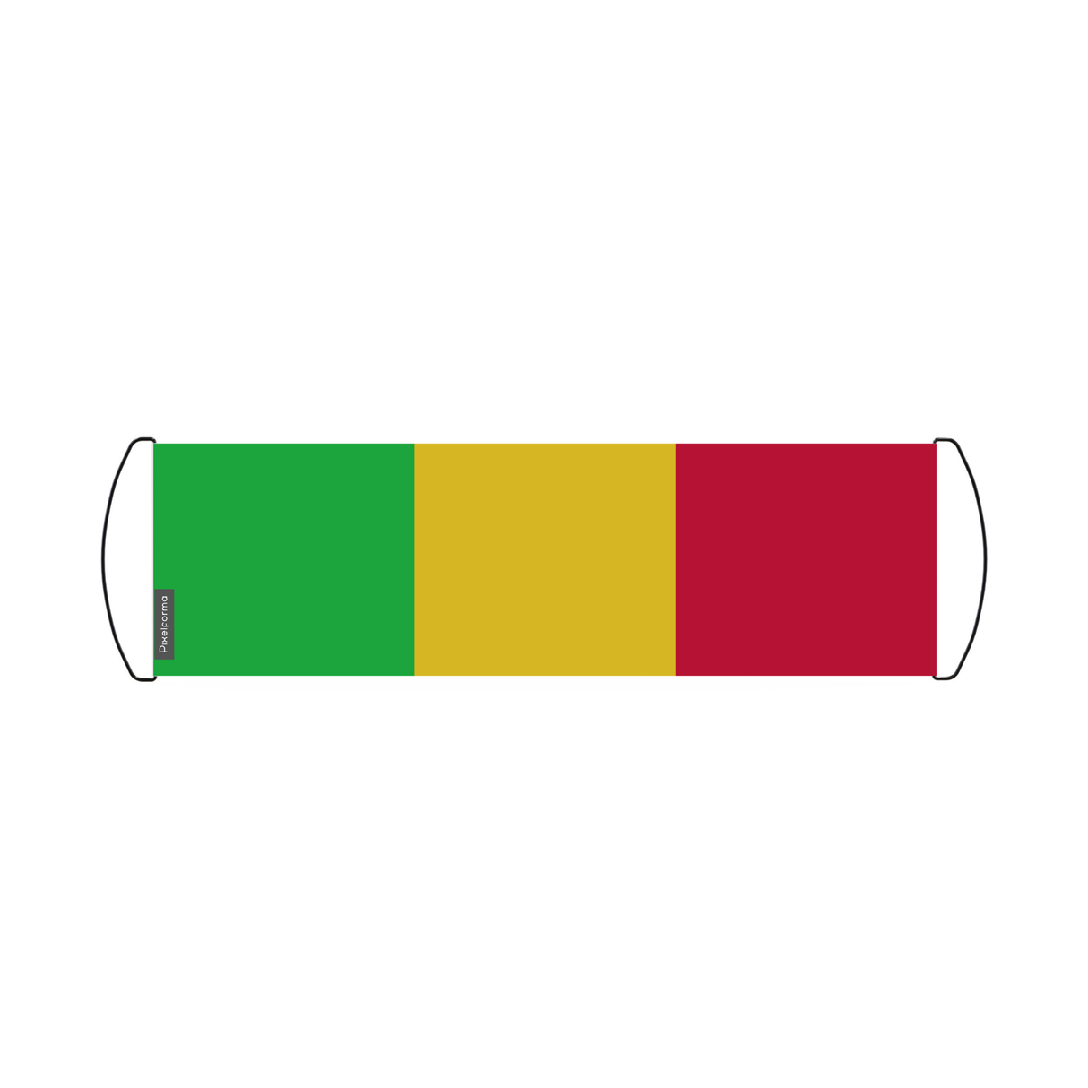 Mali Flag Scroll Banner 