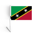 Adhesive flag of Saint Kitts and Nevis 