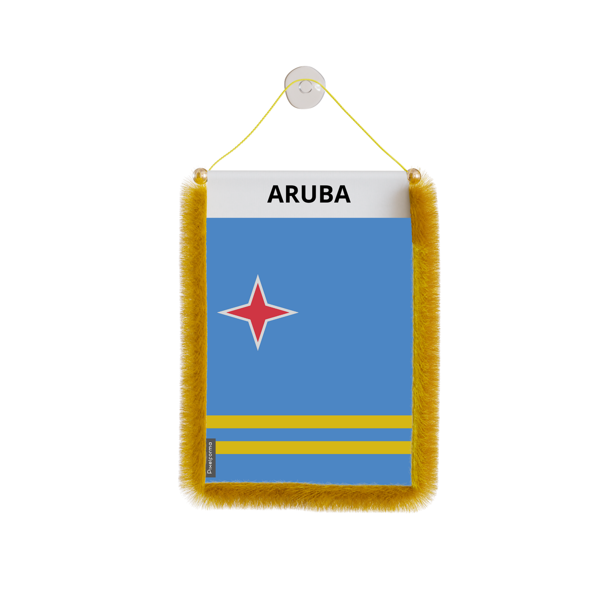 Aruba Flag Car Pennant