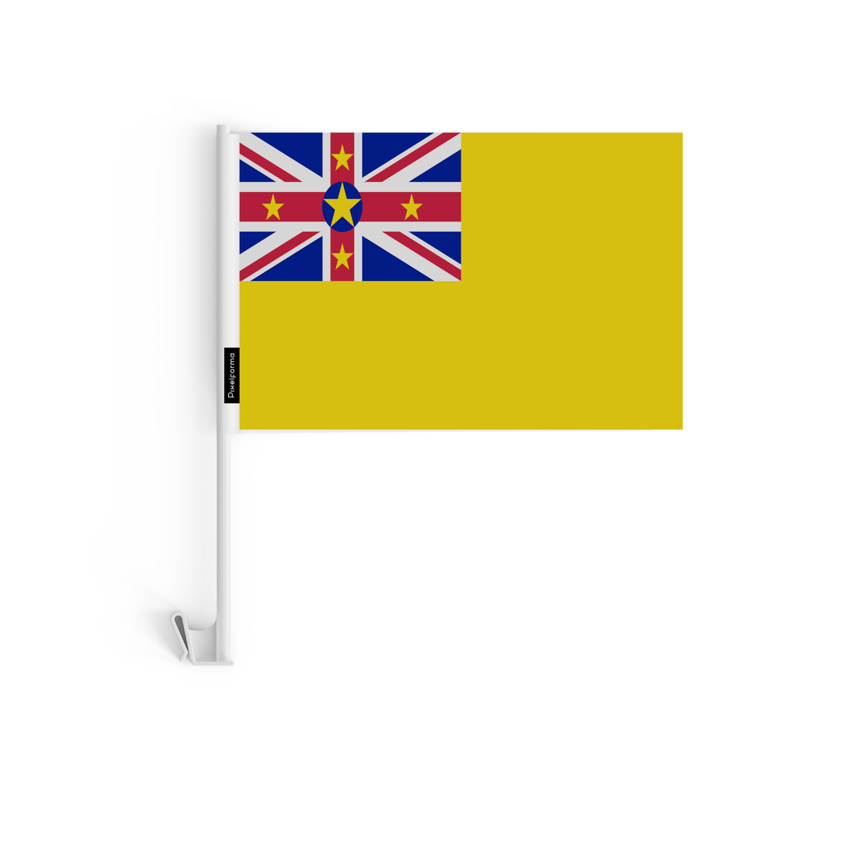 Drapeau voiture de Niue en polyester