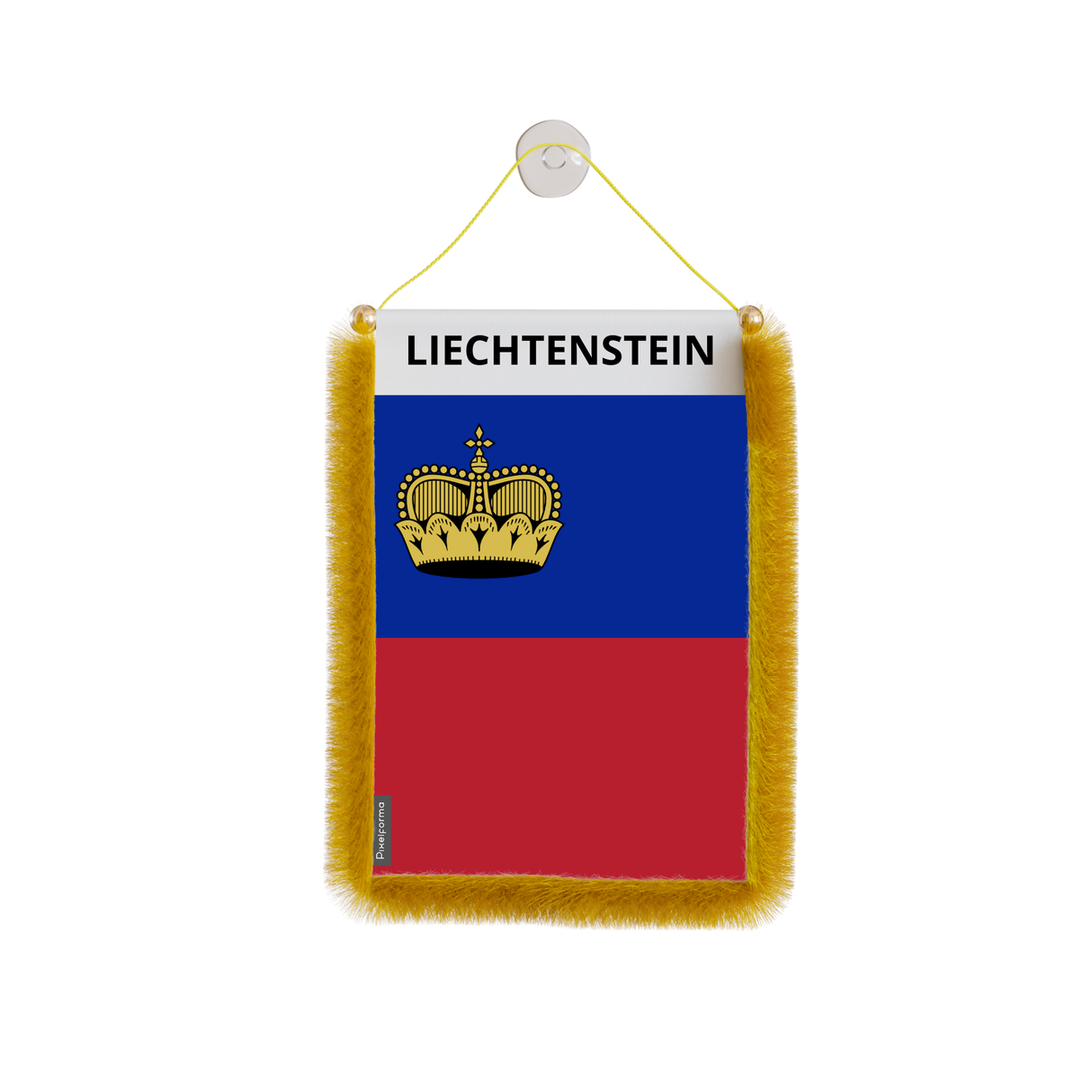 Fanion Voiture Drapeau Liechtenstein