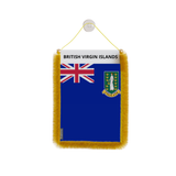 British Virgin Islands Flag Car Pennant