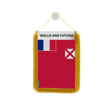 Wallis and Futuna Flag Car Pennant