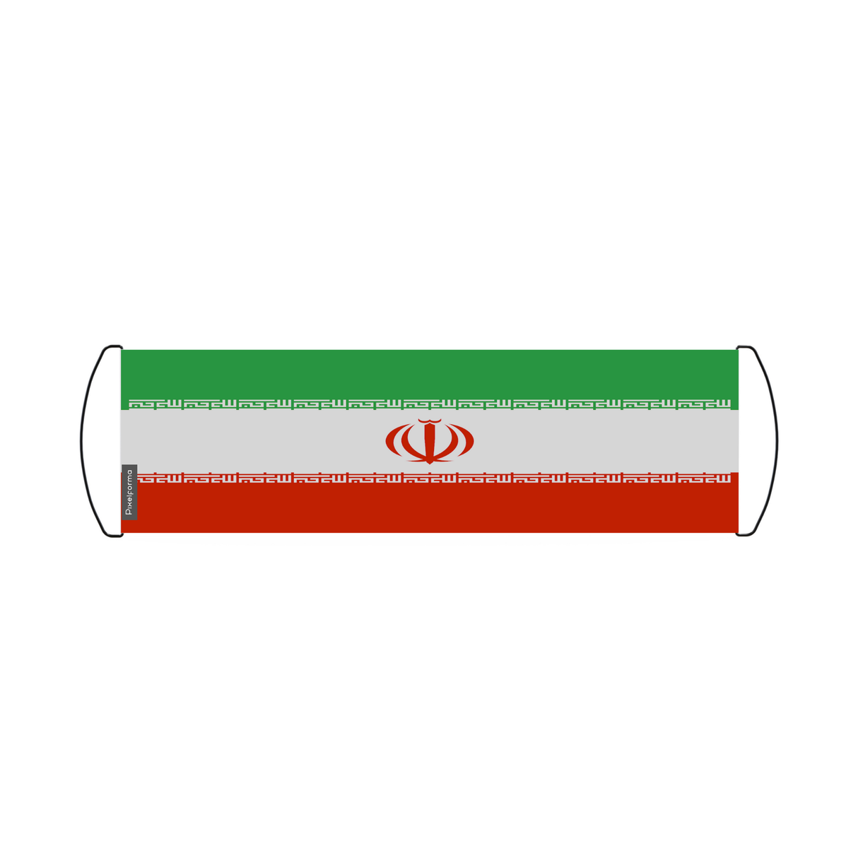 Scrolling Banner Flag of Iran