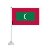 Mini flag suction cup Flag of Maldives