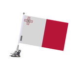 Poste de ventosa con bandera de Malta