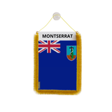 Montserrat Flag Car Pennant