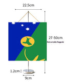 Fanion Table Drapeau Île Christmas en Polyester