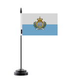 Bandera de mesa de San Marino 