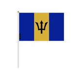 Barbados mini flag in various sizes 100% polyester