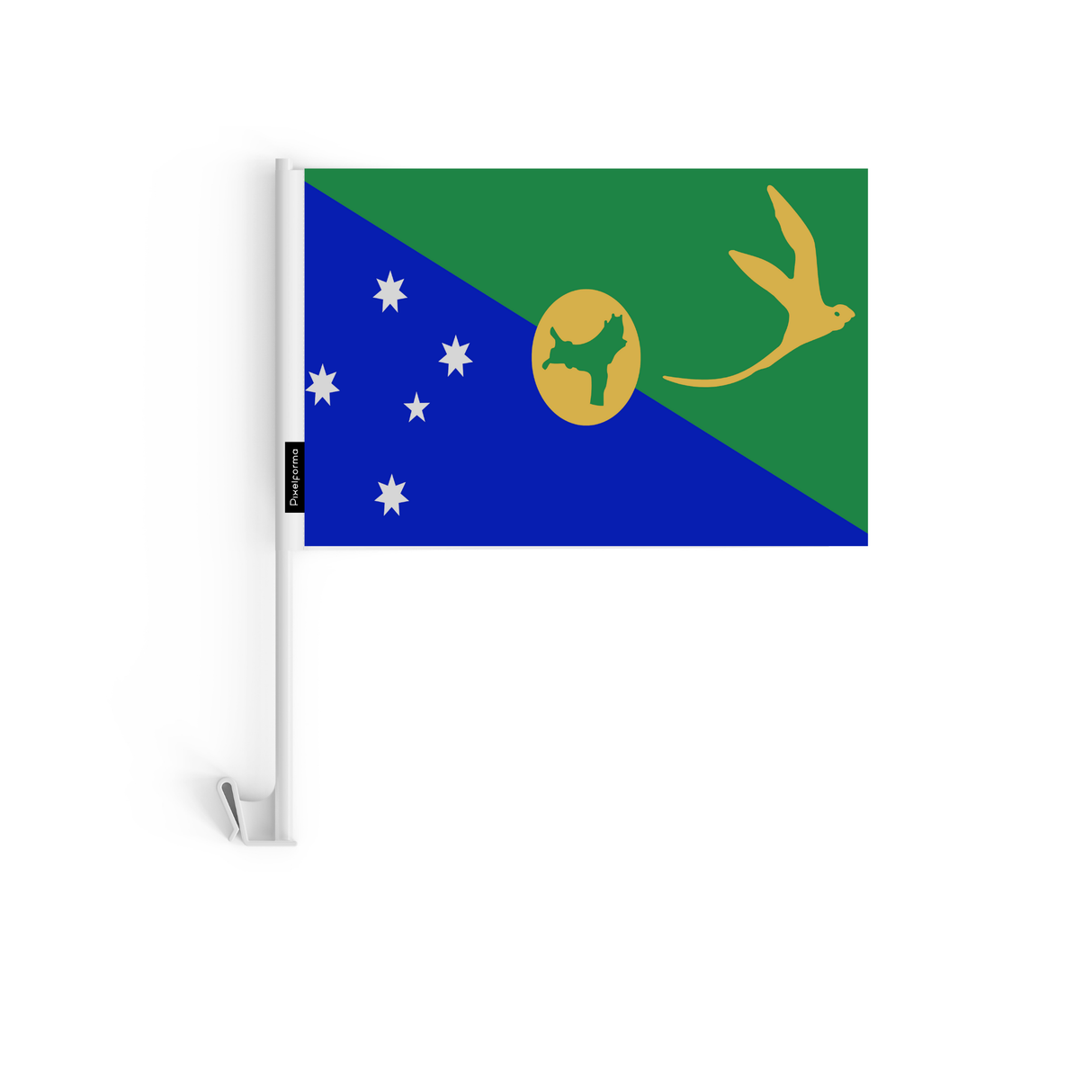 Polyester Christmas Island Car Flag