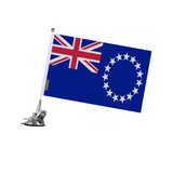 Cook Islands Flag Suction Cup Pole