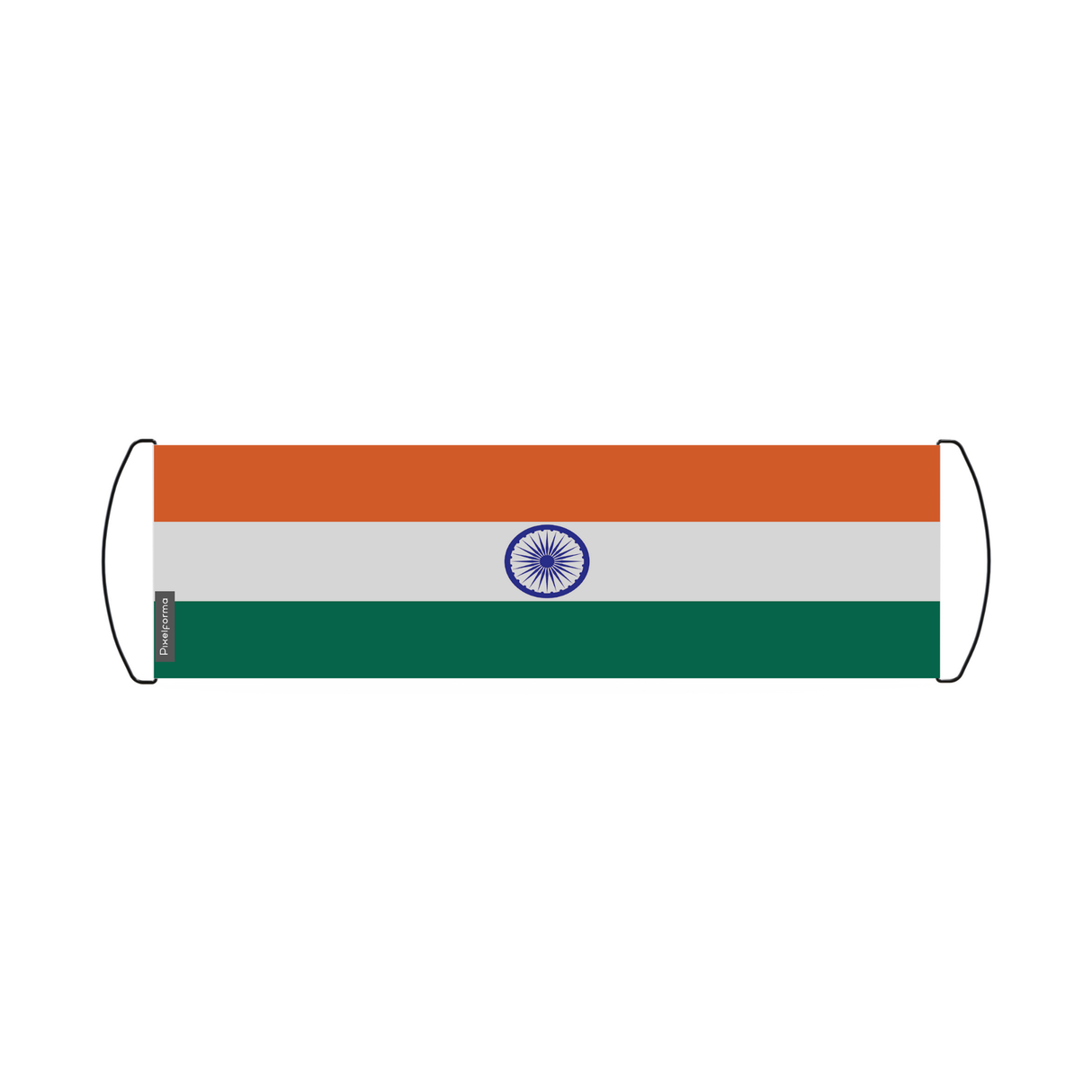 Scrolling Banner Flag of India 