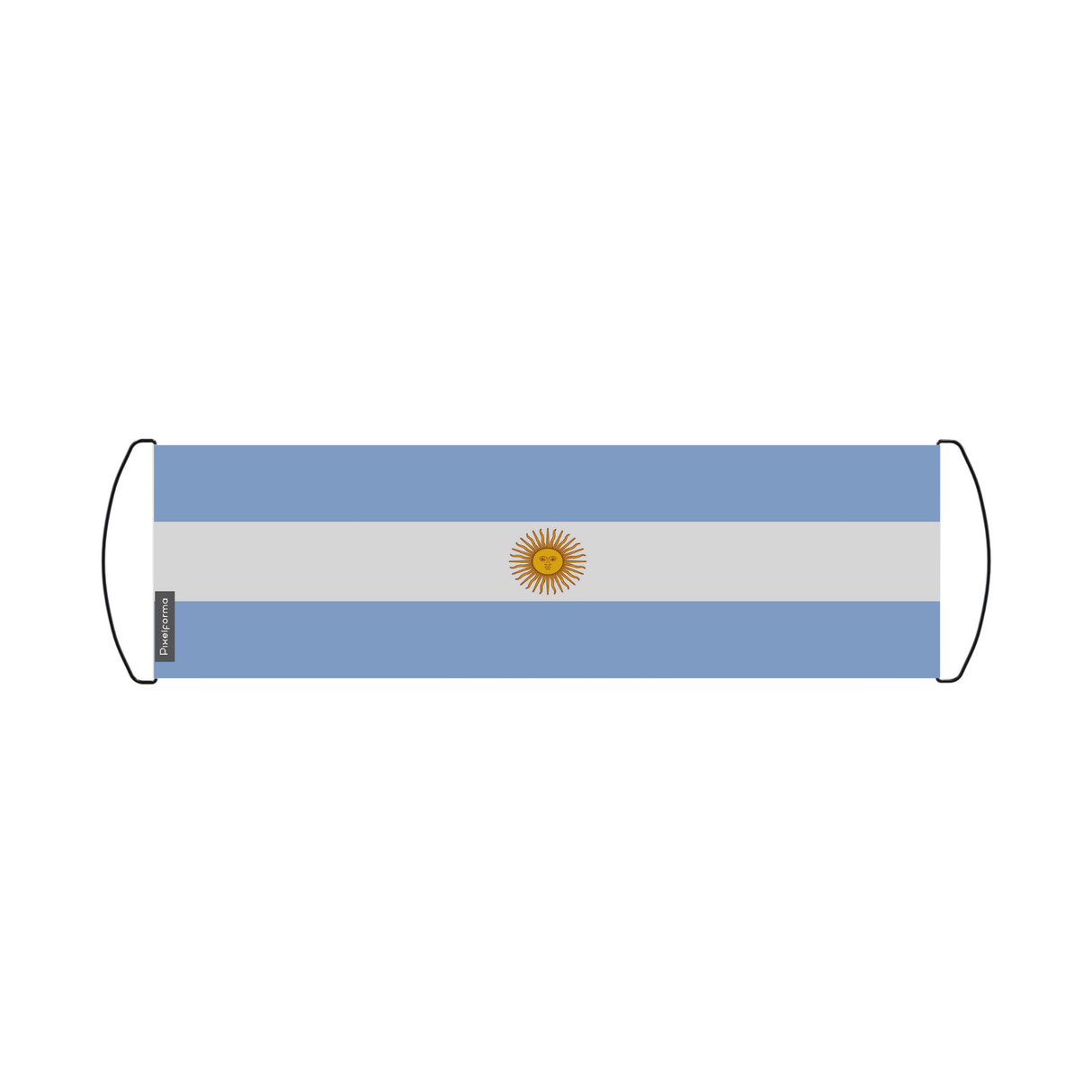 Banner De Desplazamiento De Bandera Argentina 