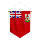 Bermuda flag pennant to hang in polyester