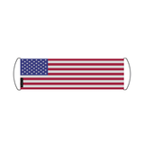 United States Flag Scroll Banner 