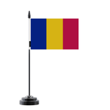 Bandera de mesa de Chad 