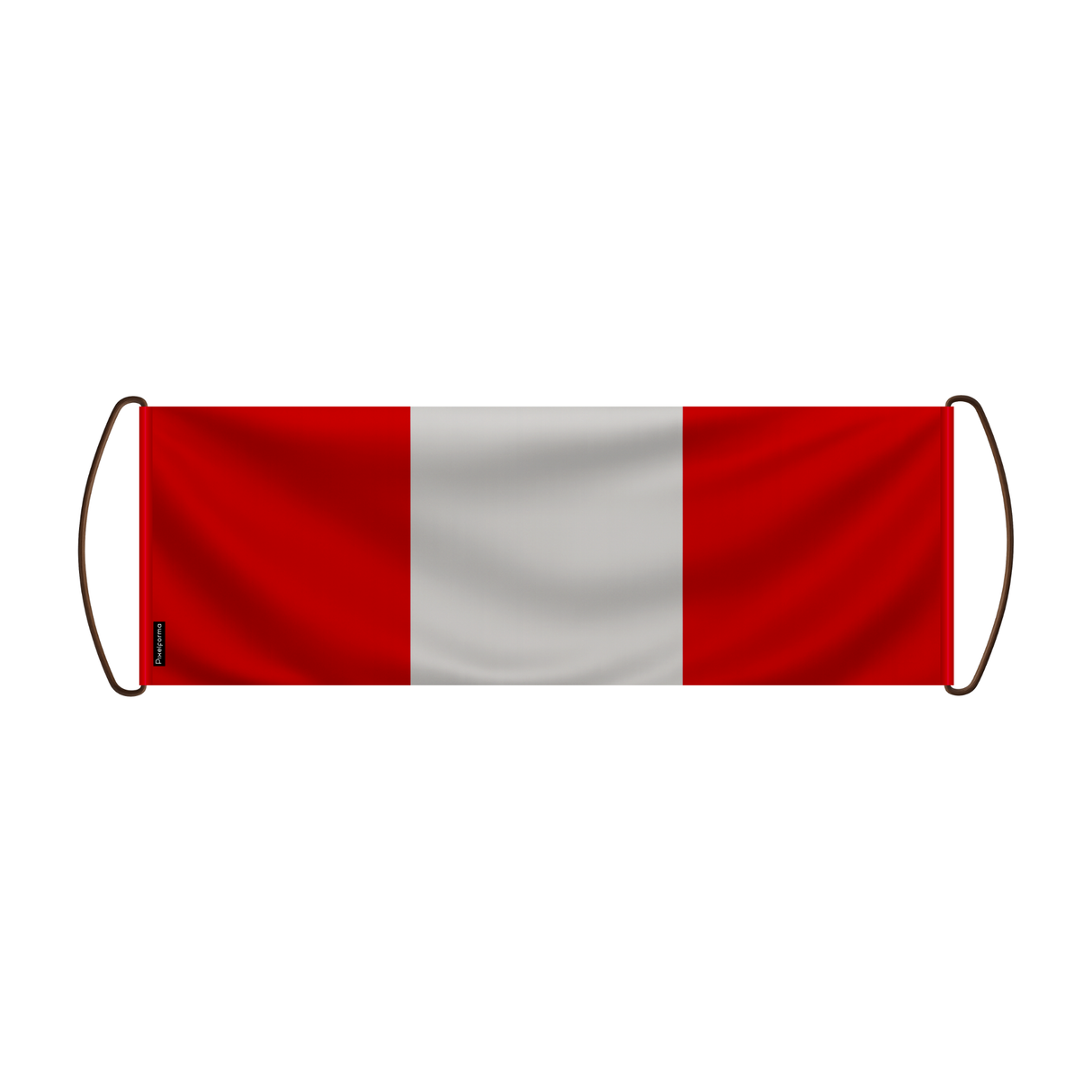 Banner de desplazamiento de bandera de Perú 