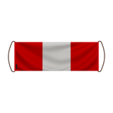 Banner de desplazamiento de bandera de Perú 