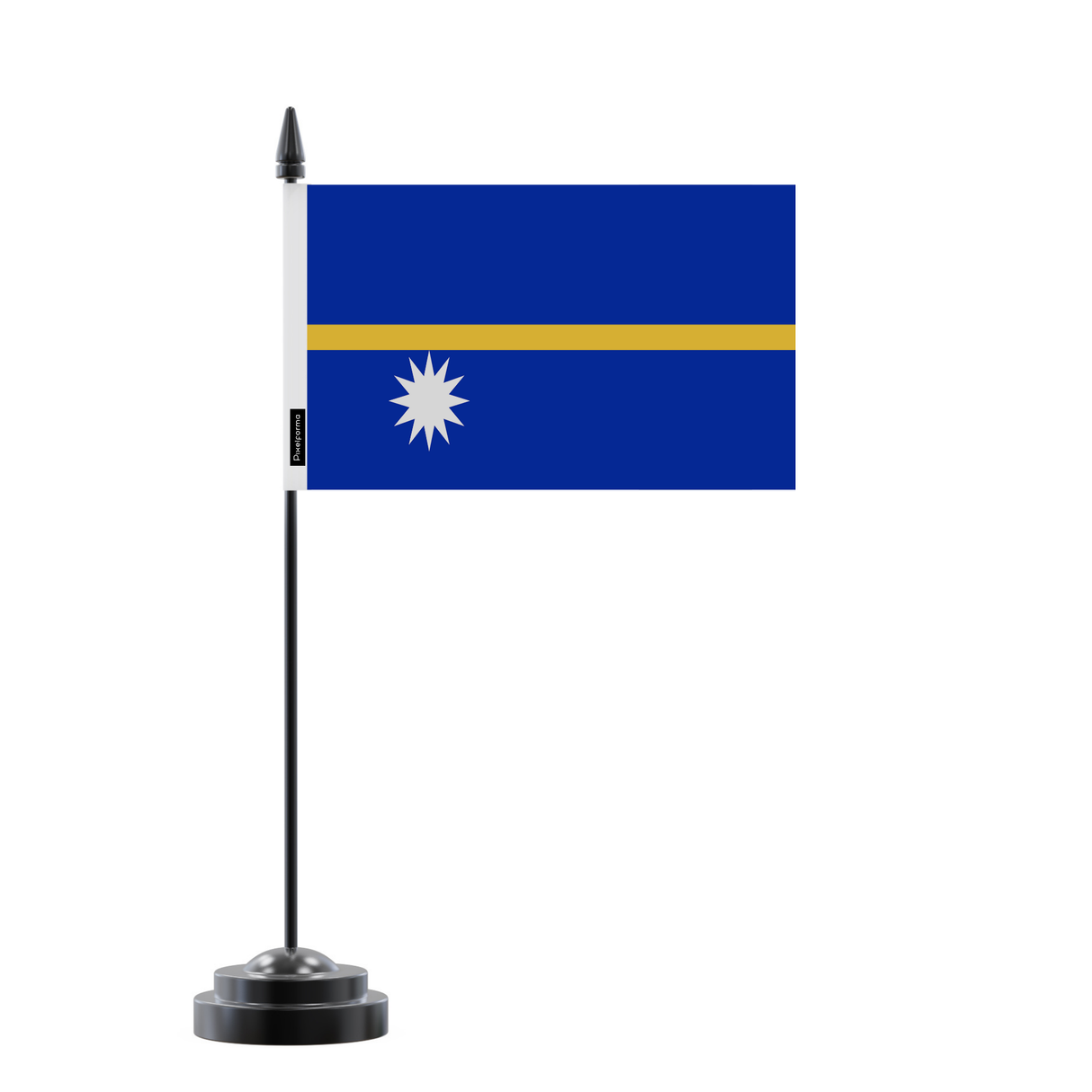 Drapeau de Table Nauru en Polyester