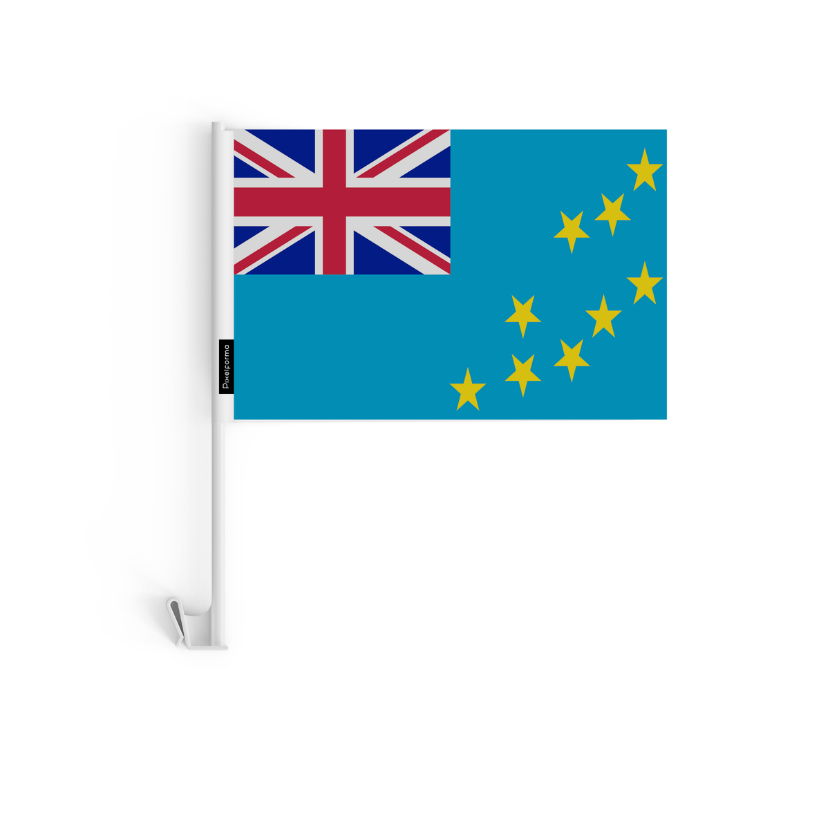 Drapeau voiture des Tuvalu en polyester