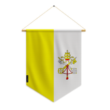 Vatican flag pennant to hang in polyester