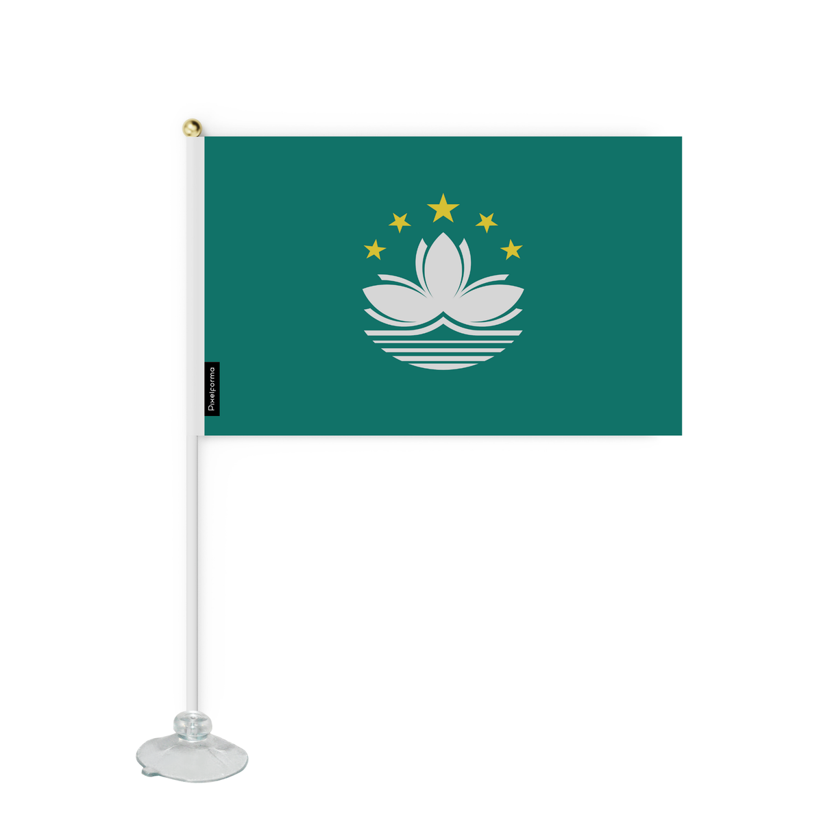 Mini suction cup flag Macau flag