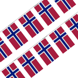 Guirlande Drapeau île Bouvet en Polyester