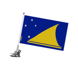 Poste de ventosa con bandera de Tokelau