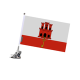 Poste de ventosa con bandera de Gibraltar